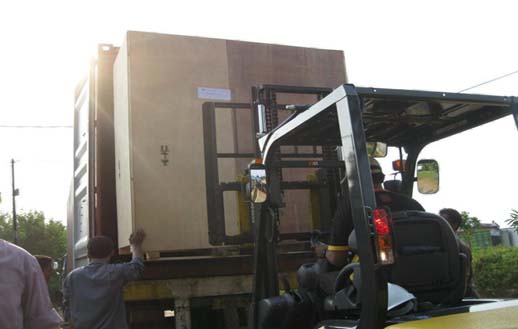 Barang dan perlengkapan siap untuk proses pindahan